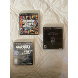 Juegos Ps3 Playstation3 Skyrim Grandtheftauto V Call Of Duty