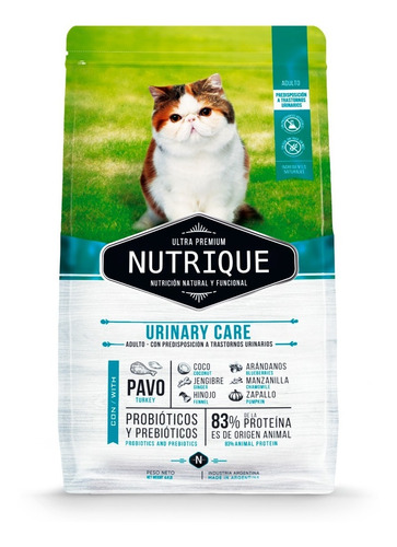 Nutrique Gato Urinary Care X 7.5 Kg Kangoo Pet