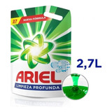 Jabón Liquido Ropa Ariel Maxima Limpieza Doypack 2.7 Lt