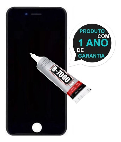 Tela Frontal Completa Para iPhone 6s Plus Display Lcd + Cola