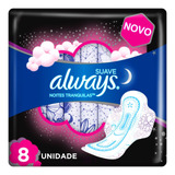 Absorventes Femininos Always Suave Com Abas 8 U