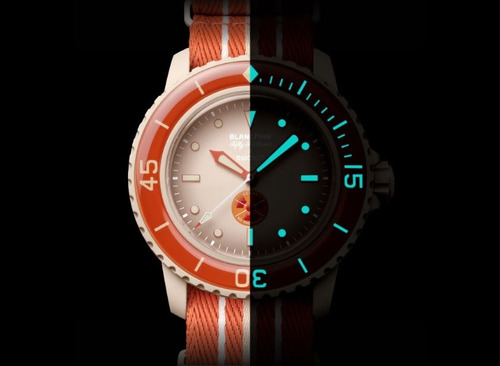 Reloj Swatch X Blancpain Arctic Ocean Original