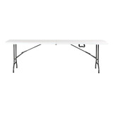 Mesa Plegable De Jardin Camping Rectangular Valija 180cm Ct