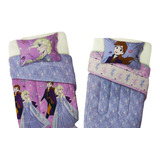 Set Plumon Reversible Frozen Plaza Y Media 1.5 / Jp Ideas