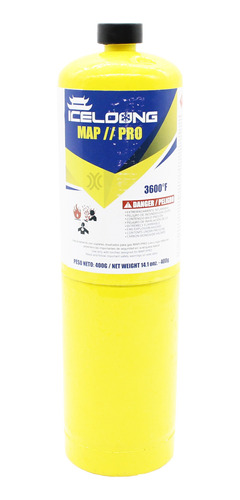 Garrafa Map Para Soldadura Refrigeracion 400g Map Gas