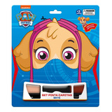 Pinta Carita Skye Con Antifaz Paw Patrol