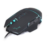 Mouse Gamer Óptico Led 7 Cores Kp-mu012 Cor Preto