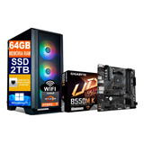 Pc Gamer Ryzen 7 5700g, Ssd 2tb M2, 64gb Ddr4, B550m, 700w