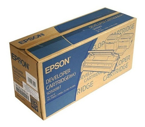 Toner Epson S050087 Negro Para Impresoras Epl5900/6100