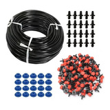 Kit Irrigação 10m Microtubo 30 Gotejador 30 Conector