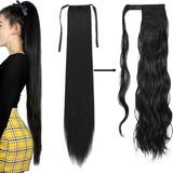 Extensiones Natural Coletas Cola Caballo Lacia Postizos Liso