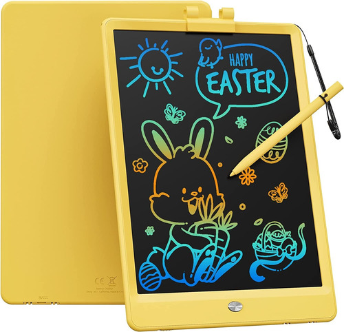 Tablet De Escritura Lcd A Color Para Niños Y Niñas - Yellow