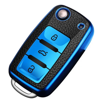 Funda Tpu Piel Carcasa Llave Vw Clasico Jetta Beetle Vento G