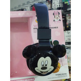 Audífono Bluetooth Diadema Mickey Mause Negro Niños