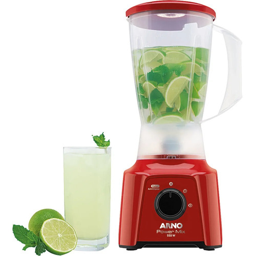 Liquidificador Arno Power Mix Vermelho 550w 220v - Lq11