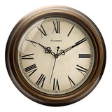 Plumeet Reloj De Pared Retro Grande, 13 Relojes De Metal Sil