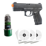 Pistola De Airsoft 24/7 Rossi + 120esferas E 10 Alvos