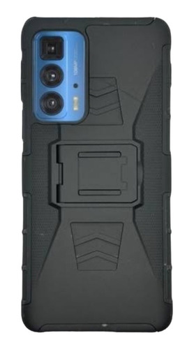 Funda Uso Rudo Clip Compatible Para Moto Edge 20 Pro + Mica