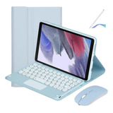 Funda Con Teclado Mouse Lapiz Para Galaxy Tab A9 Plus X210