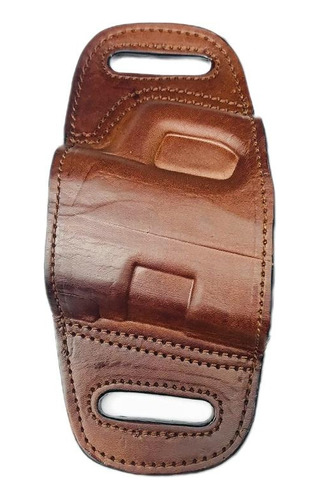 Holster En Cuero Marrón Extreno 9 Mm