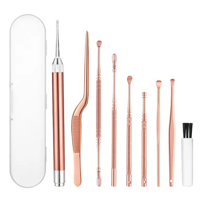 Kit Limpieza Oidos Herramientas Eliminación Cerumen Con Led | MercadoLibre