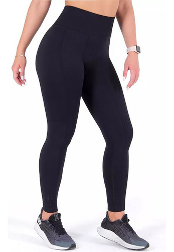 Calça Legging Fitness Cintura Alta Cós Largo Feminina K2b