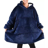 Polerón Hoddie Sherpa Con Capucha Chiporro Huggle Hoodie Pijama Invierno Polar