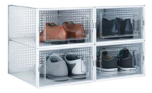Cajas Organizador Zapatos (4 Cajas)  Zapatero Aplilable B10