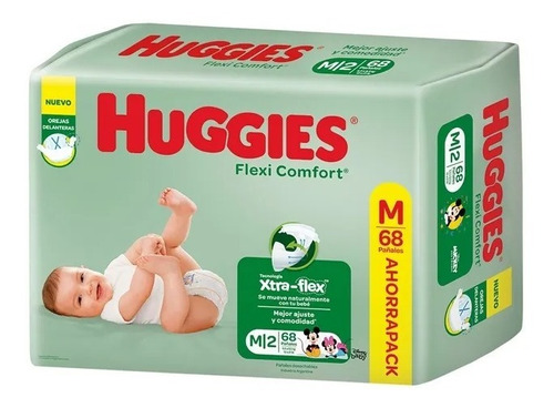 Pañales Huggies Active Sec Pack Ahorro Talle M G Xg Xxg