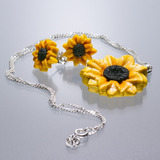 Collar Girasol Acero Quirúrgico 