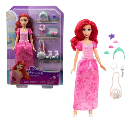 Muñeca Disney Princess Ariel Con Accesorios