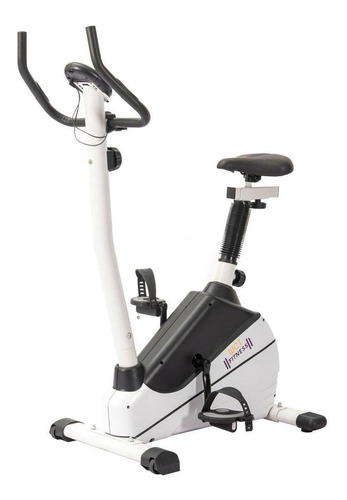 Bicicleta Magnética De Exercícios Ergométrica Wct Fitness Cor Branco E Preto