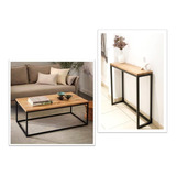 Combo De Mesa De Centro Y Credenza By Green Life Muebles