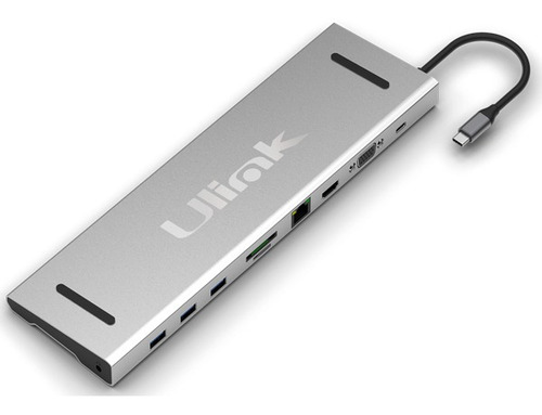 Docking Usb-c Notebook Macbook 10 En 1 Ulink Ul-adc101