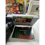 Donkey Kong Country Snes Completo Auténtico