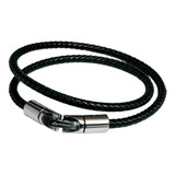 Phiten Pulsera Leather Touch Con Titanio X100 Piel