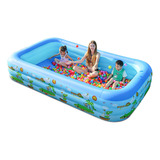 Piscina Inflable Para Familias Con Estampados De Animales, 2