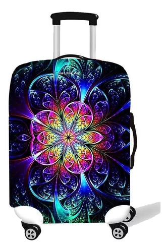 Funda Para Valijas Mira Como Viajo Mandala Azul