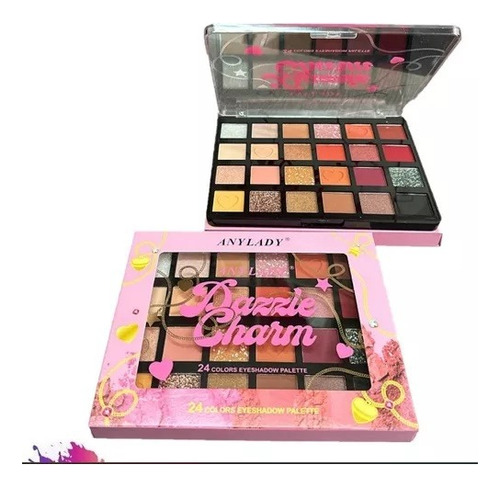 Sombras Anylady 24 Tonos - Blan - g a $61