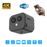 Cámara Wifi Inalámbrica Inteligente Doble Lente Full Hd 4k