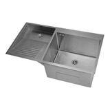 Tanque Duplo Lavanderia Welle 90x50x30cm Inox 304 Cor Metálico