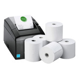 10 Rollos Papel Térmico 80x80 Eco Friendly