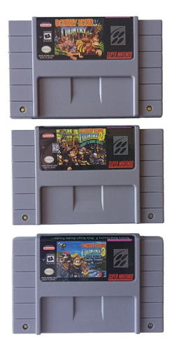Donkey Kong Country 1, 2 Y 3 Saga Completa Super Nintendo