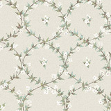 Papel Tapiz - Norwall Af37745 Floral Laurel Pre-pasted Wallp