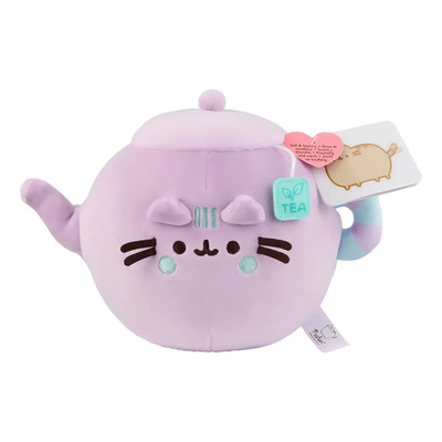 Peluche Gato Pusheen Cat Kitchen Tetera Squisheen Plush Gund Color Lila | Envío gratis