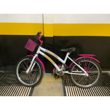 Bicicleta Infantil Verden Breeze Aro 20 - Cor Branco/lilás