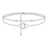 Fibo Steel Pulsera De Tobillo De Acero Inoxidable Para Mujer