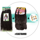 Kit Gypsy Braid Cabelo Cacheado Bio Fibra Anjo Plus E Jumbão