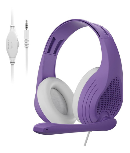 Auriculares Con Cable Y Microfono | Violeta / Universal