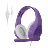 Auriculares Con Cable Y Microfono | Violeta / Universal